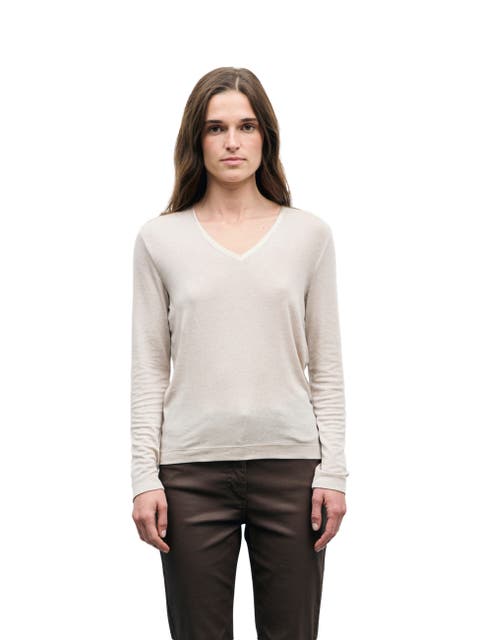 Belen Long Sleeve V-Neck T-Shirt