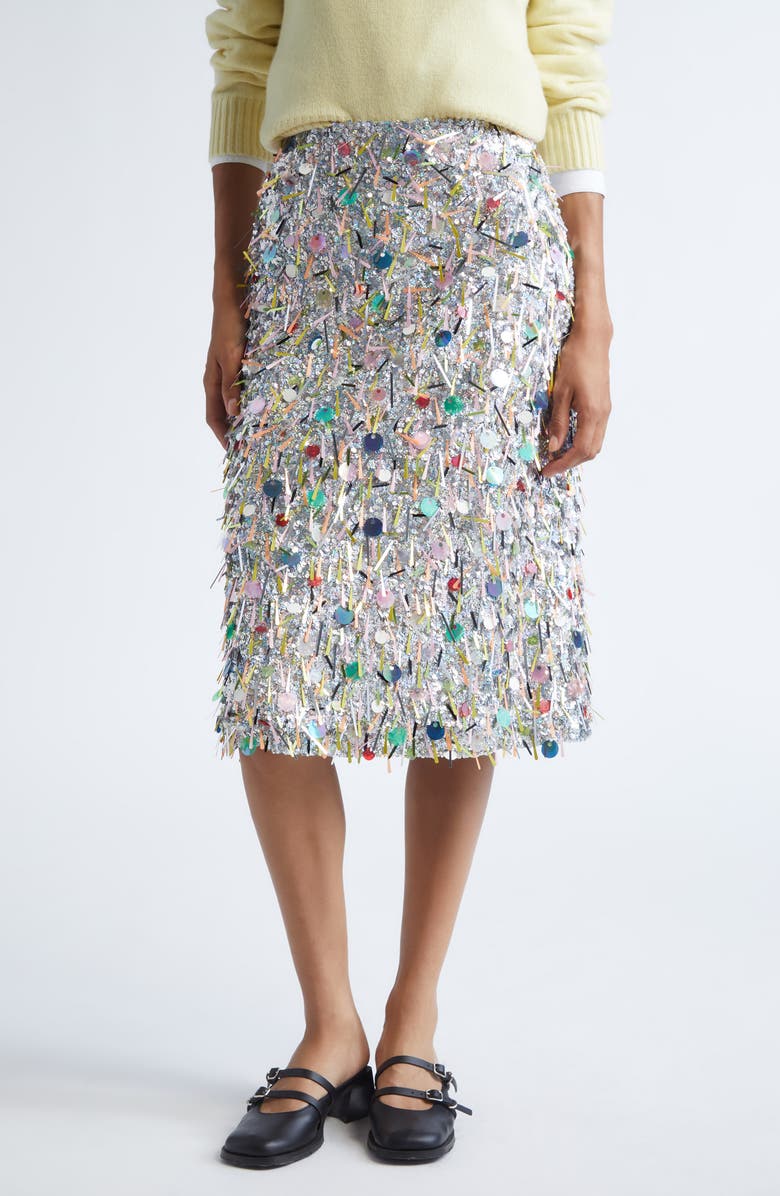 Sandy Liang Martini Confetti Skirt, Main, color, 
