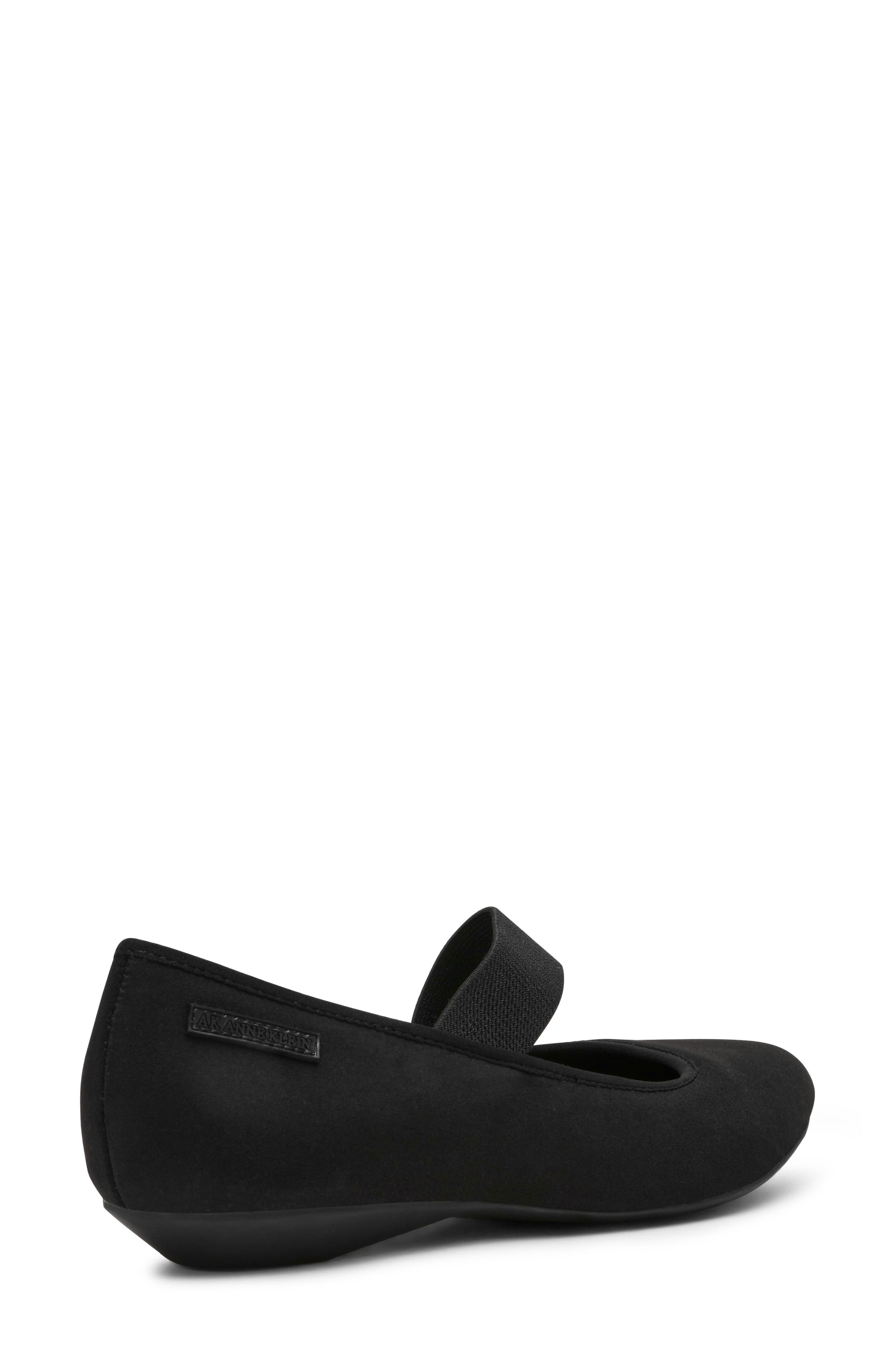 Anne Klein Opalina Mary Jane Flat, Alternate, color, Black Matte Stretch