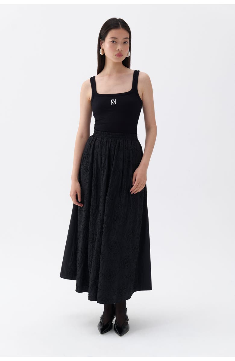 Nocturne Beaded Maxi Skirt, Alternate, color, 