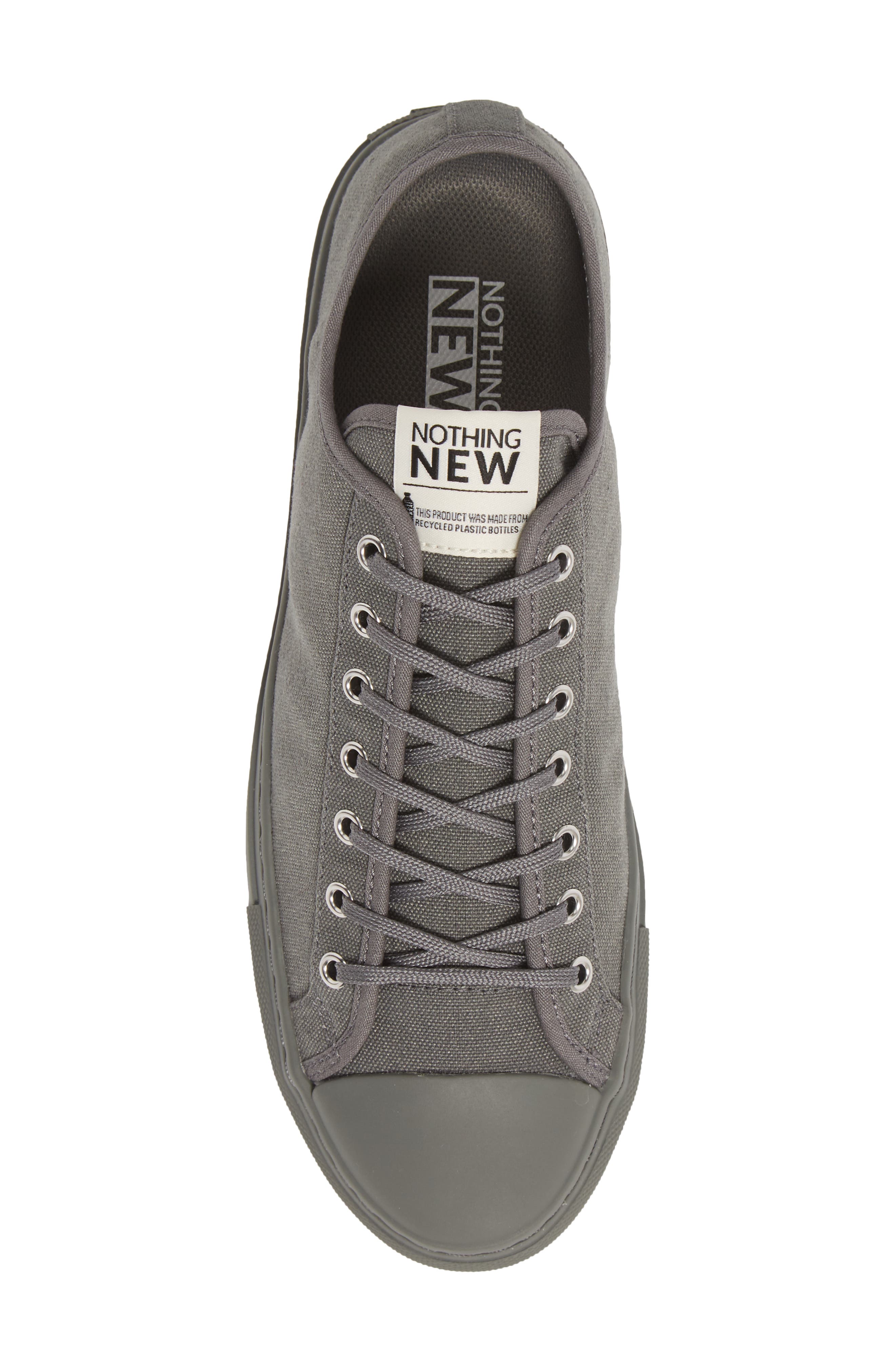Low Top Sneaker, Alternate, color, GREY CANVAS/ GREY