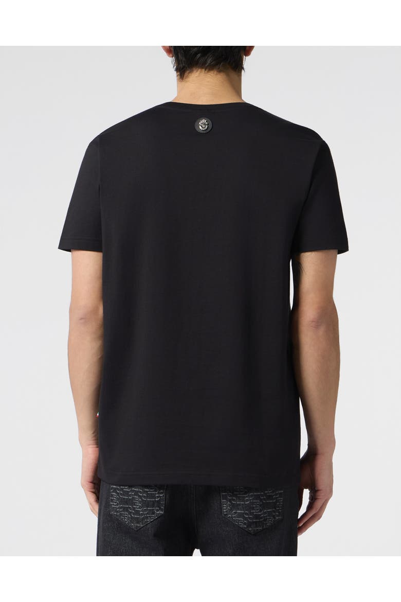 Round Neck T-Shirt Signature Men, Alternate, color, black