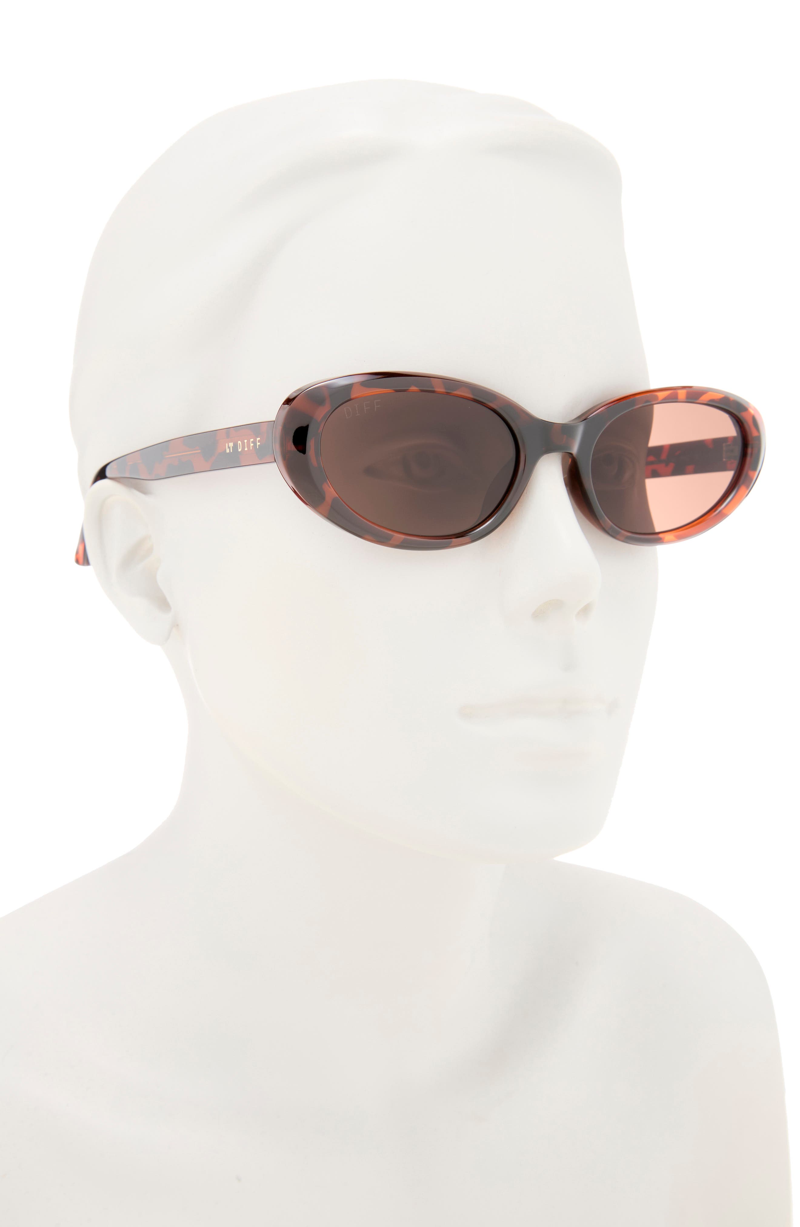 DIFF Annabelle 54mm Oval Sunglasses (Men) | Nordstromrack