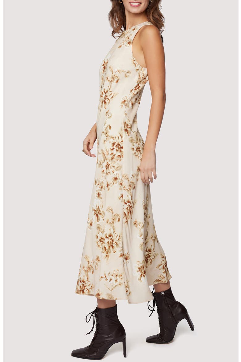 Dreams of Iris Midi Dress, Alternate, color, CREAM-FLORAL