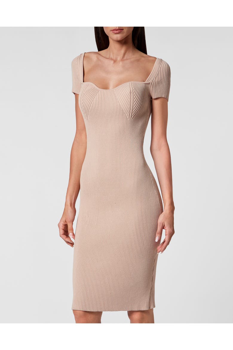 Knit Dress Women, Main, color, beige