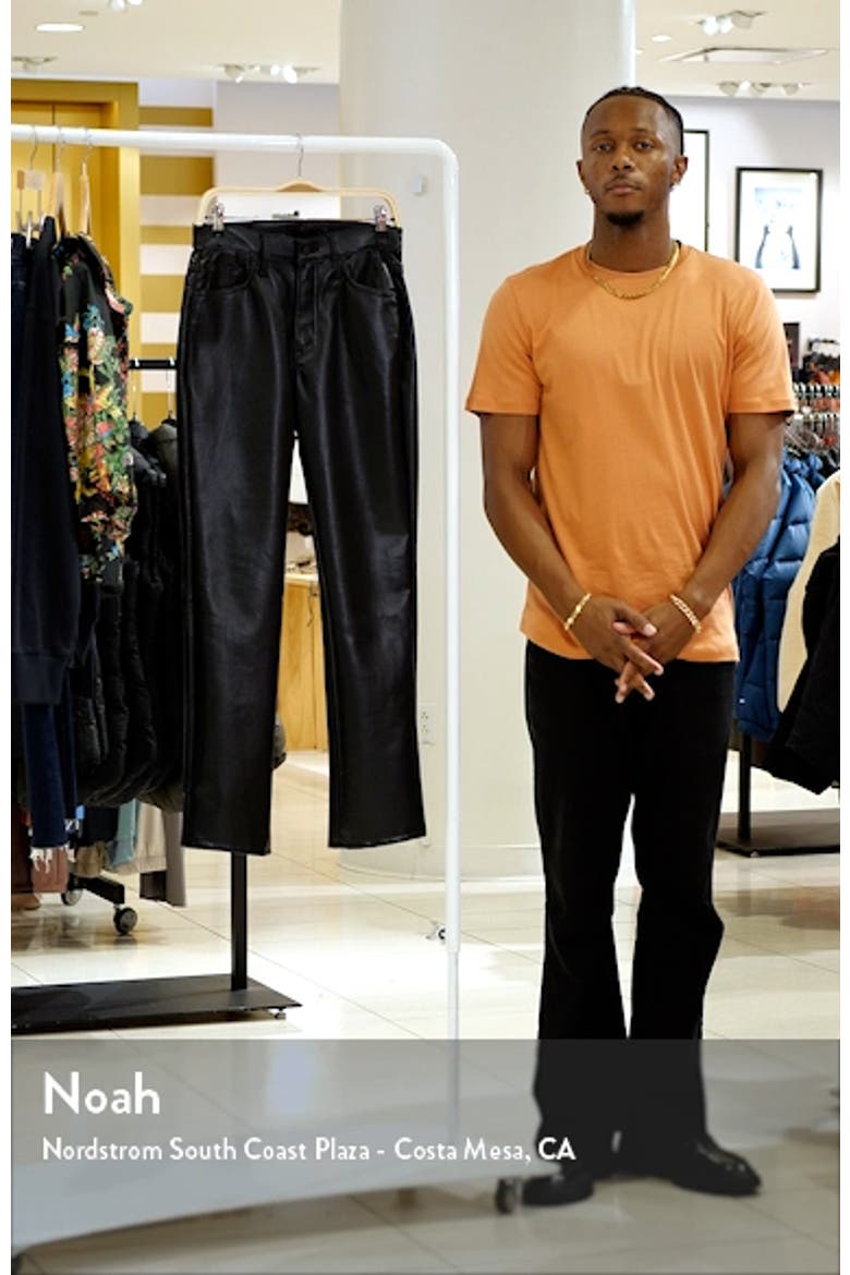 The Smarty Pants Skimp High Waist Leather Pants video