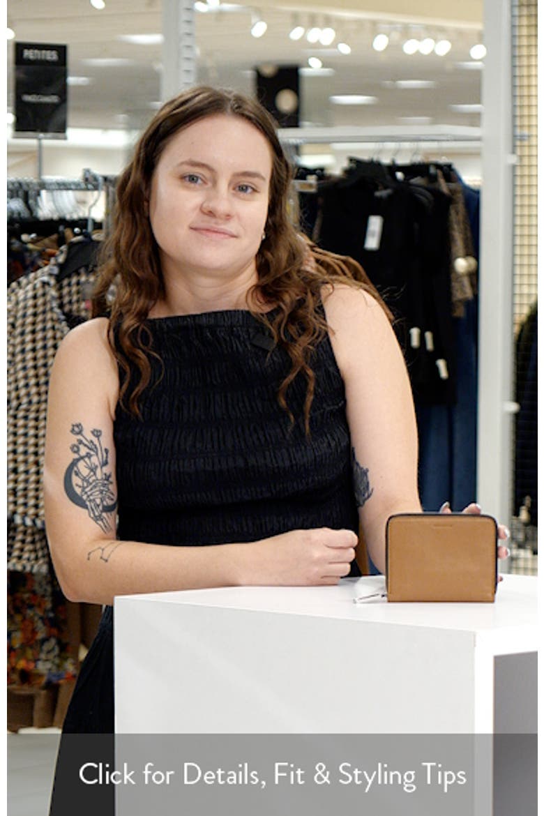 Lena Hex Leather Zip Wallet video