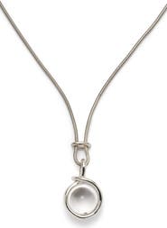 Lady Grey Sling Quartz Pendant Necklace