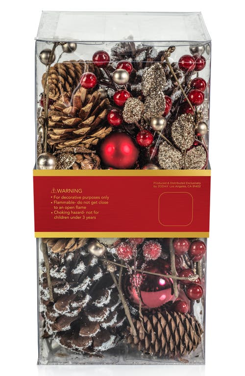 Zodax Holiday Botanical Vase & Bowl Filler In Multi