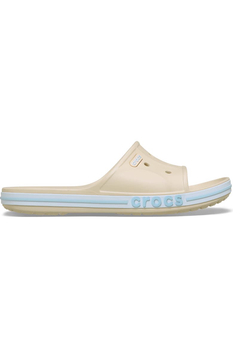 CROCS Bayaband Slide Sandal, Alternate, color, Winter White/ Multi