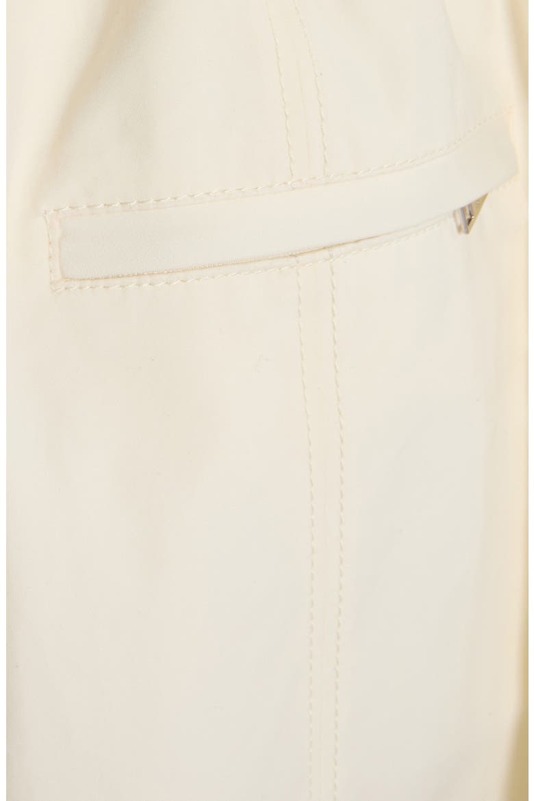 Wide Leg Compact Cotton Toile Trousers, Alternate, color, 9107 PARCHMENT
