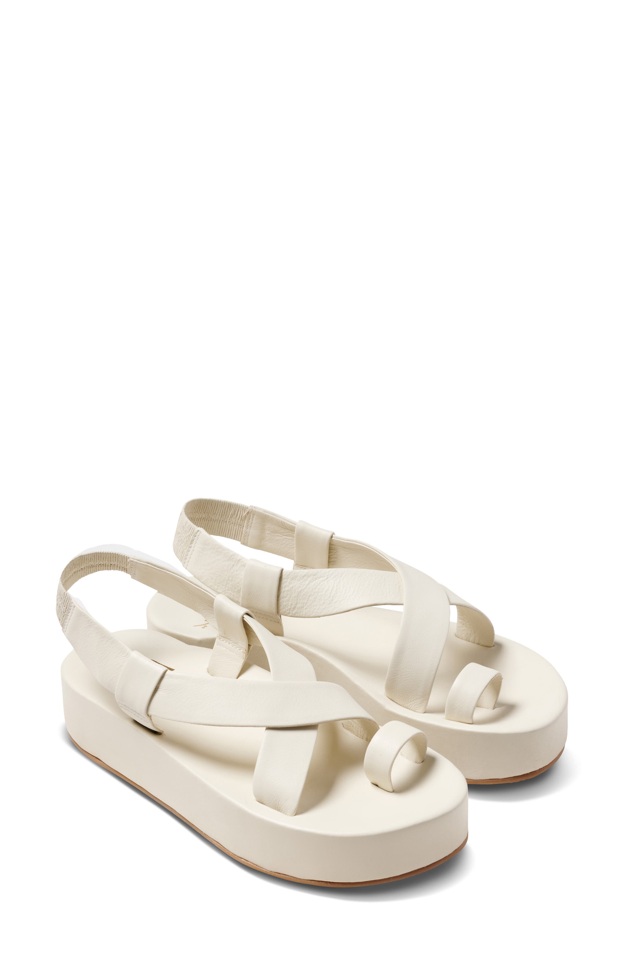 Beek Caracara Platform Sandal, Main, color, Vanilla