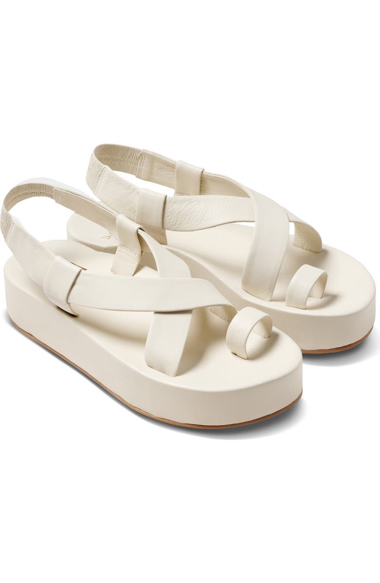 Beek Caracara Platform Sandal, Main, color, Vanilla