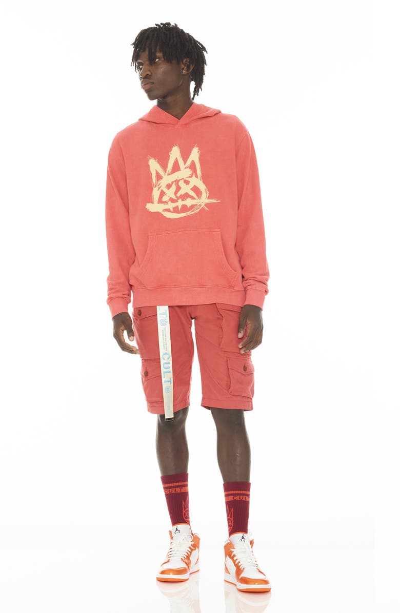 Cult of Individuality Rocker Belted Slim Fit Cargo Shorts, Alternate, color, 