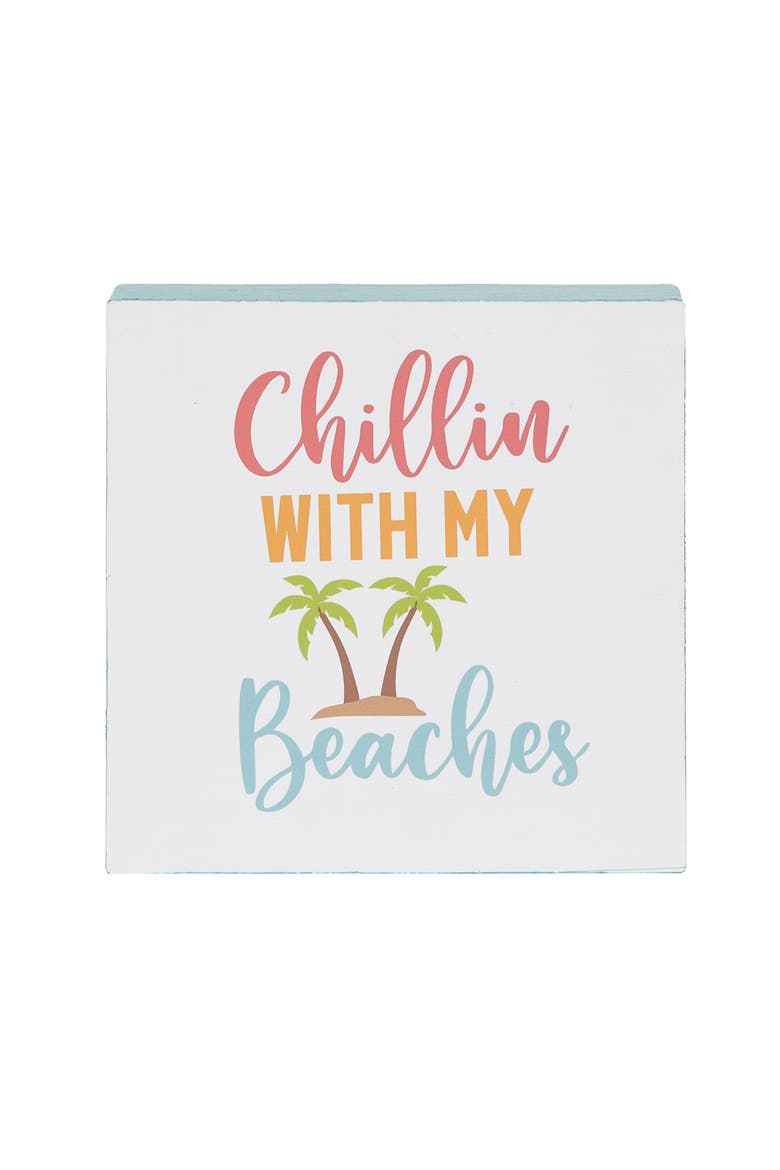 With My Beaches Shelf Block, Main, color, White