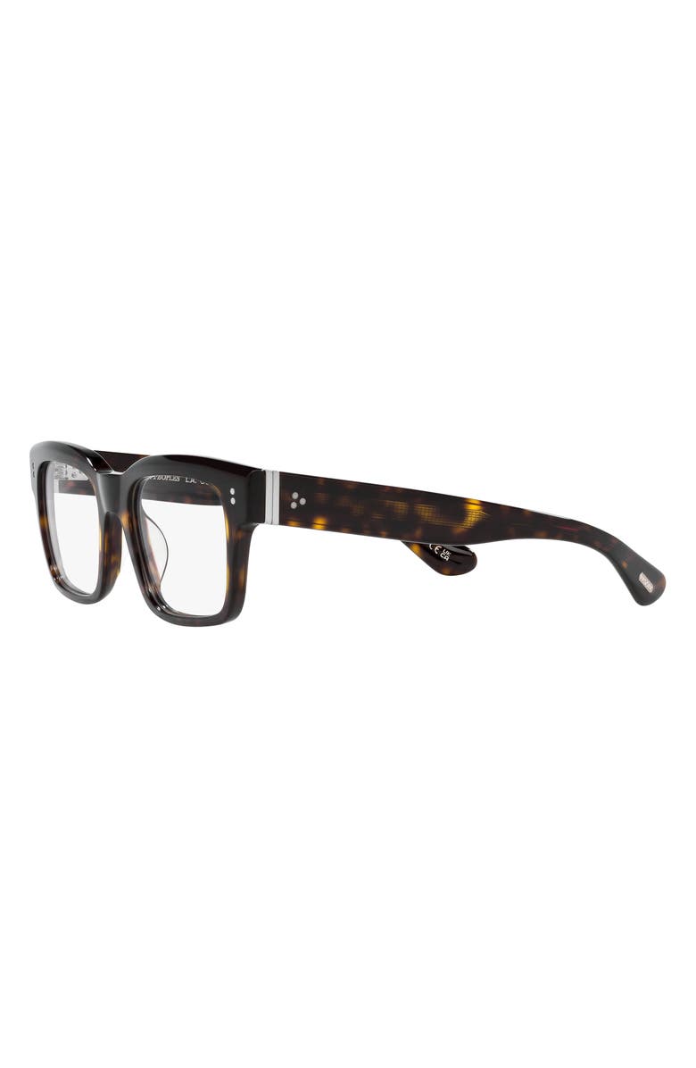 Oliver Peoples Hollins 53mm Rectangular Optical Glasses, Alternate, color,