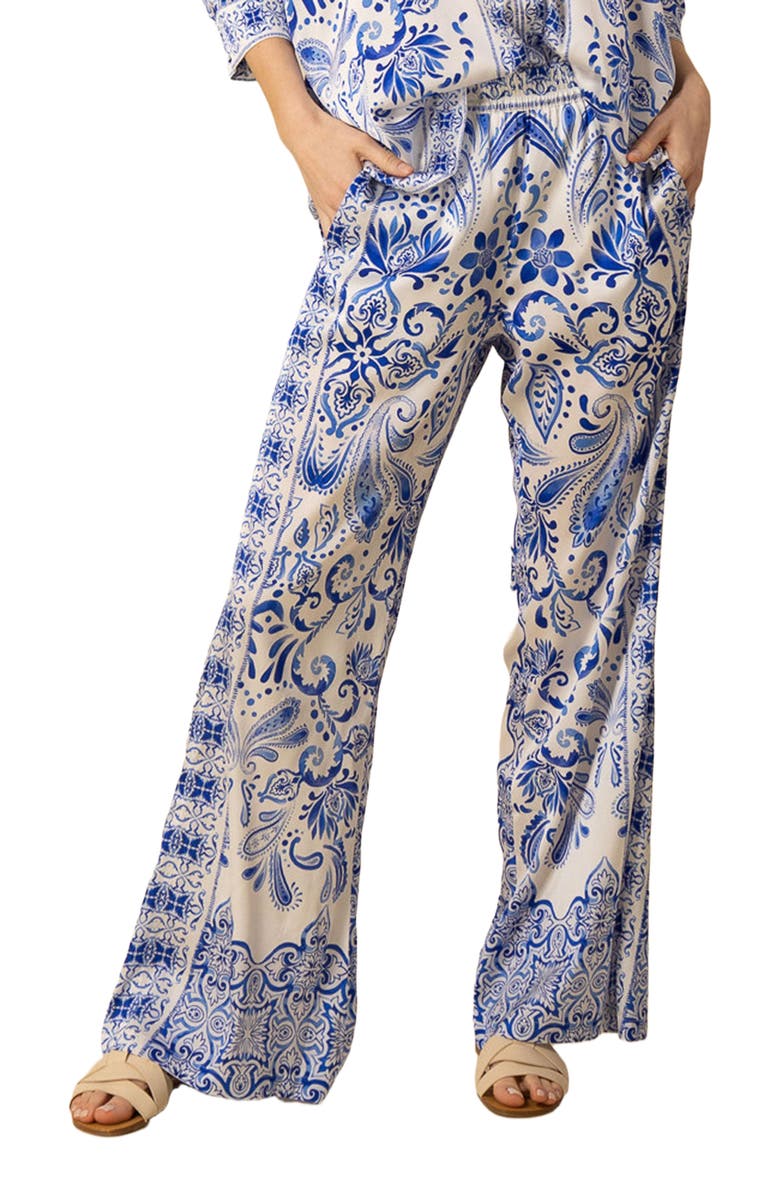 Halebob Frankie Charmeuse Pant, Alternate, color, 