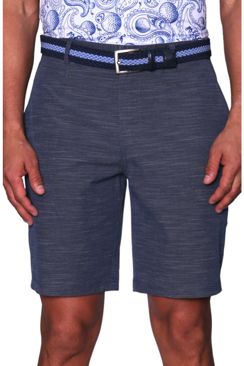Textured Performance Shorts, Main, color, NAVY