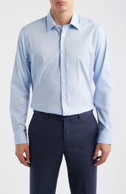 Nordstrom Trim Fit Premium Performance Dress Shirt