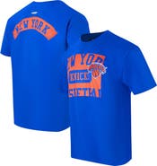 PRO STANDARD Men's Pro Standard Royal New York Knicks Made To Play Drop Shoulder T-Shirt