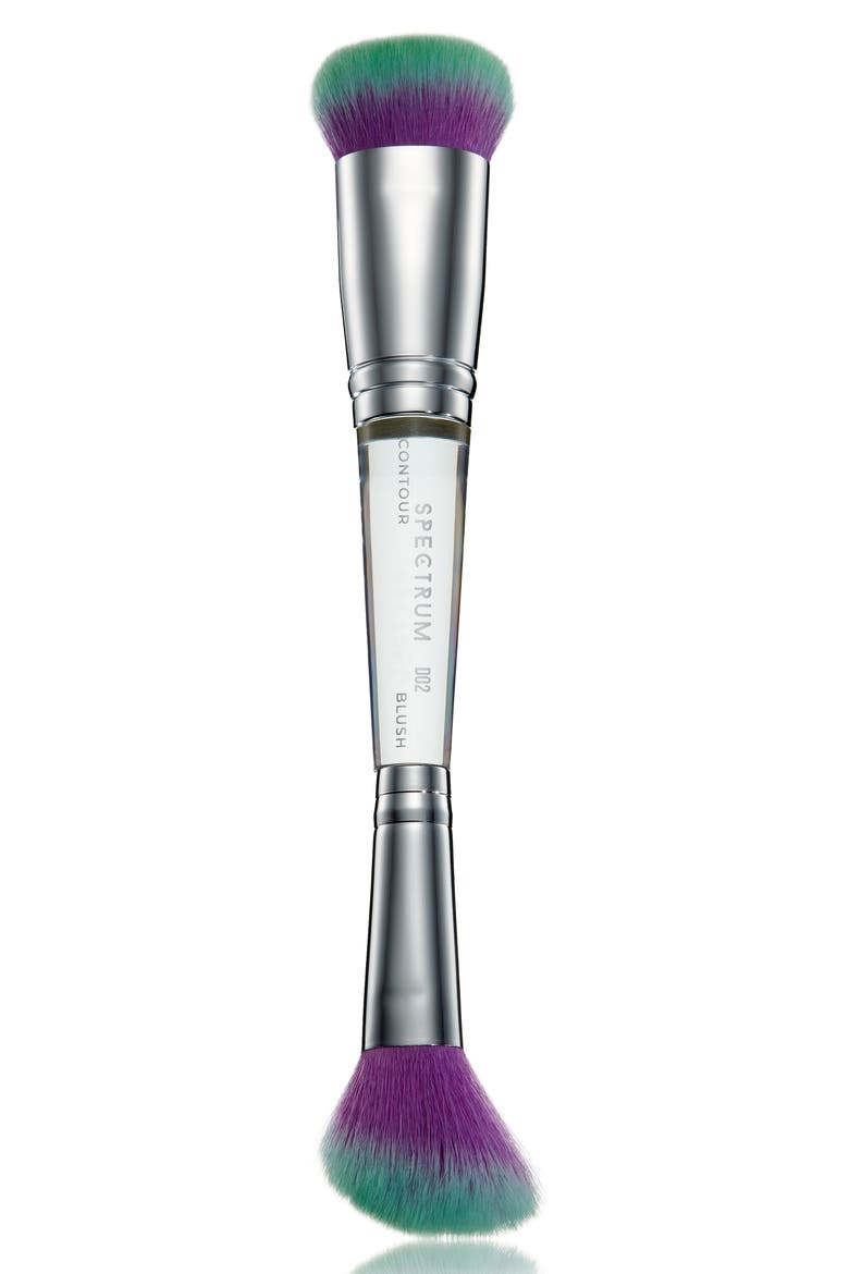 Brush Club Cheek Duo Brush, Alternate, color, GREEN