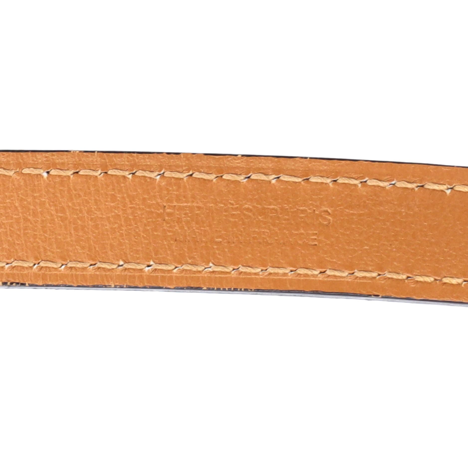 Pre-Owned Hermes Pop H Belt Leather Thin, Alternate, color, Neutral