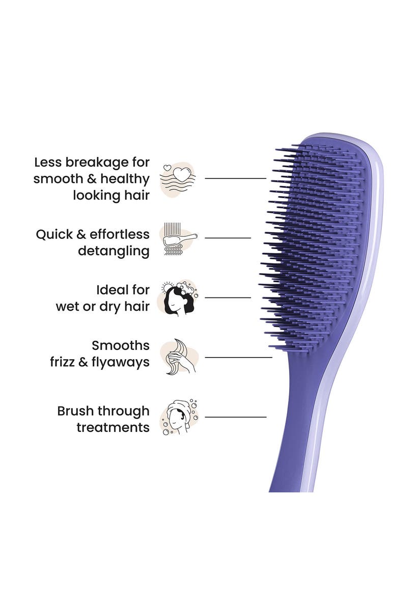 Ultimate Detangler Hairbrush - Straight to Wavy, Alternate, color, LILAC PURPLE