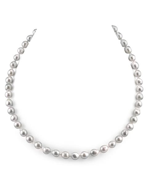 8.0-8.5mm Japanese Akoya Baroque Pearl Necklace
