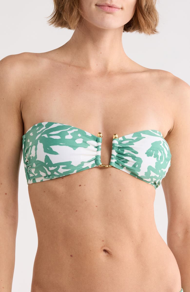 ViX Paula Hermanny Oceana Jill Bandeau Bikini Top, Alternate, color, Oceana