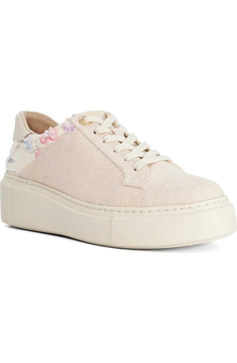 Dune London Evienne Platform Sneaker, Main, color, Natural