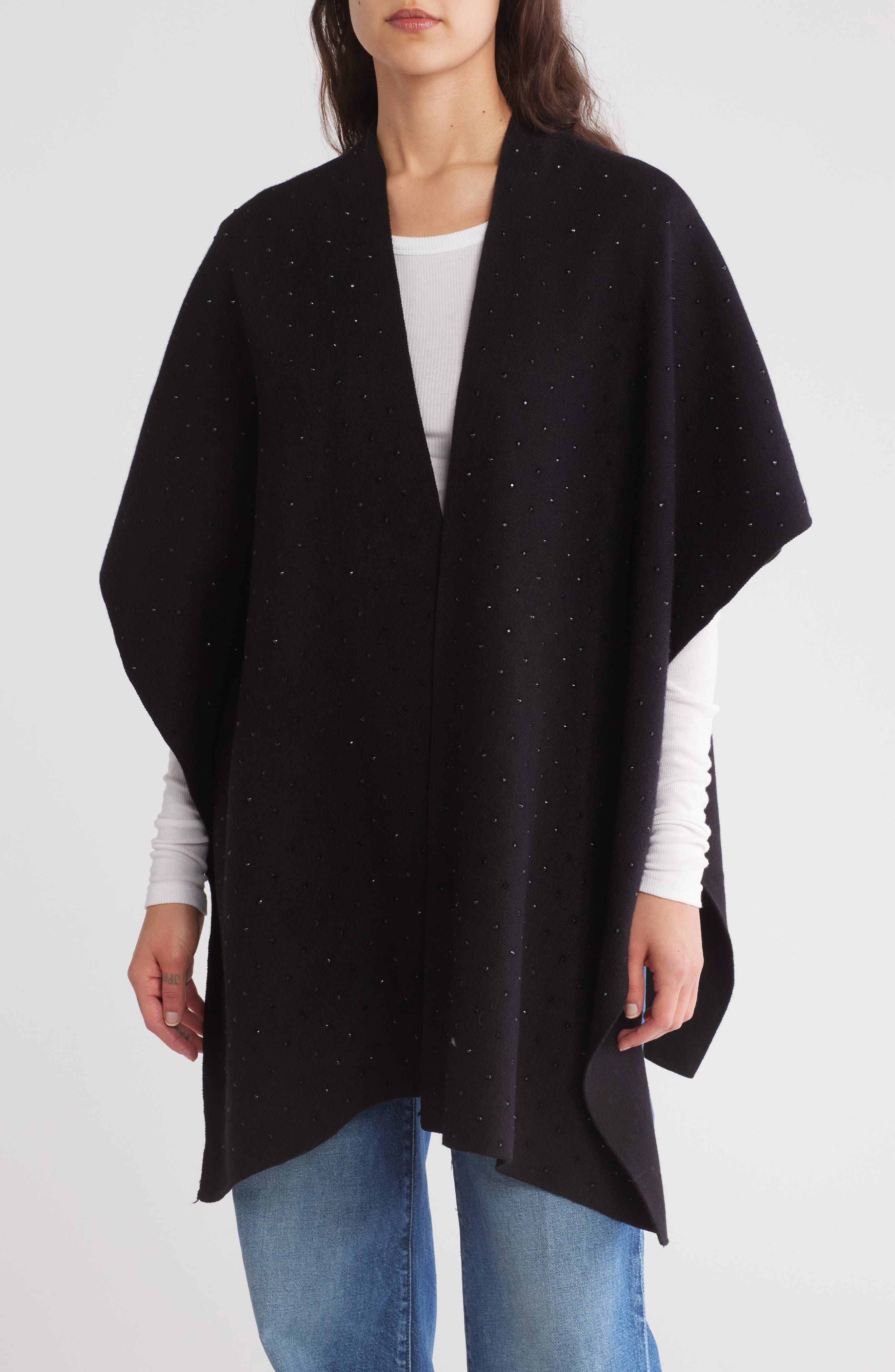 Tasha Stone Knit Ruana