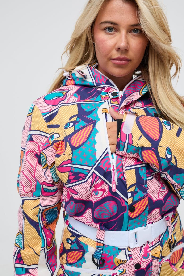 Comic Book Candy - Shaped Women's Ski Suit, Alternate, color, multi-colour