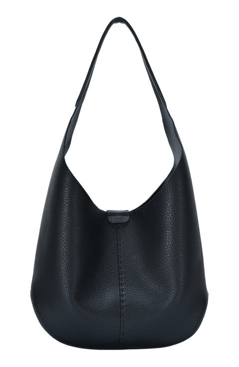 Slouch Shoulder Bag with Removable Pouch