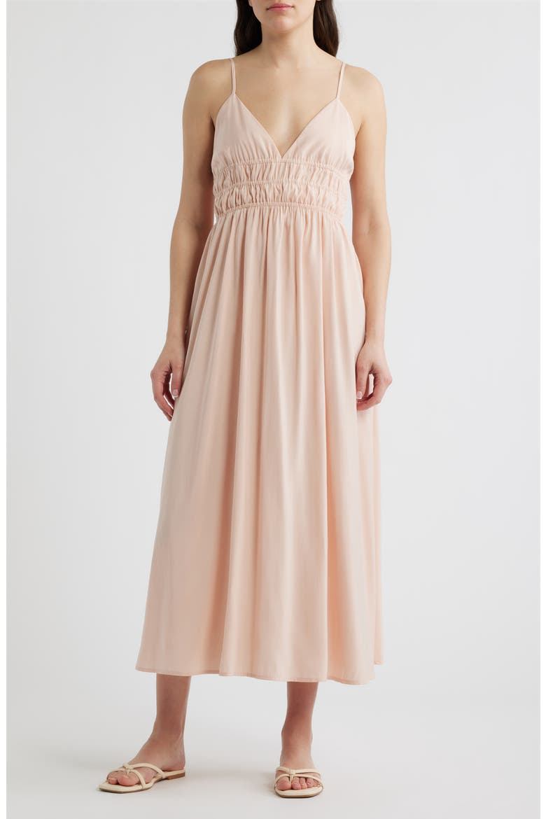 Leros Strappy Maxi Dress, Main, color, PINK