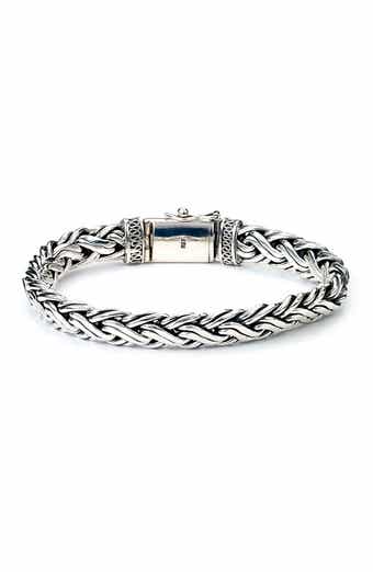 Sterling Silver Woven Chain Bracelet