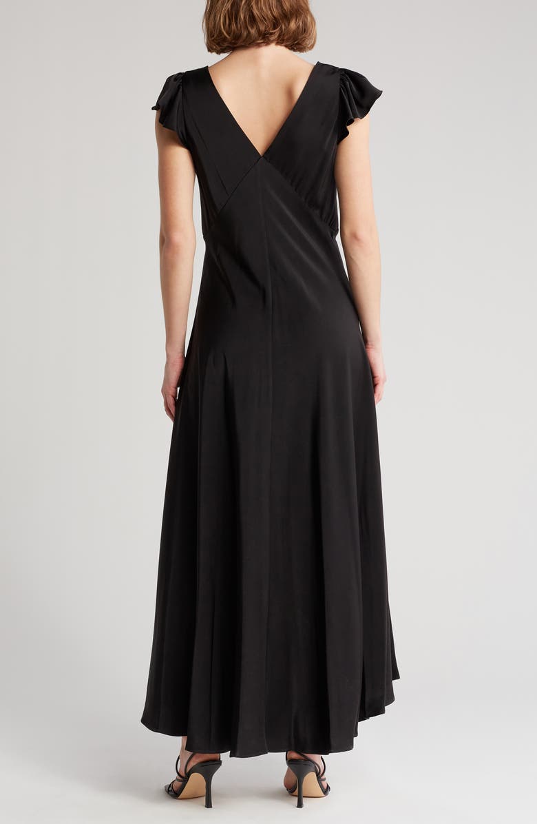 Calvin Klein Flutter Sleeve Maxi Dress, Alternate, color, 