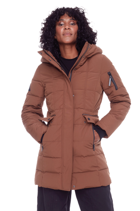 KOOTNEY - Vegan Down Mid-Length Parka Coat