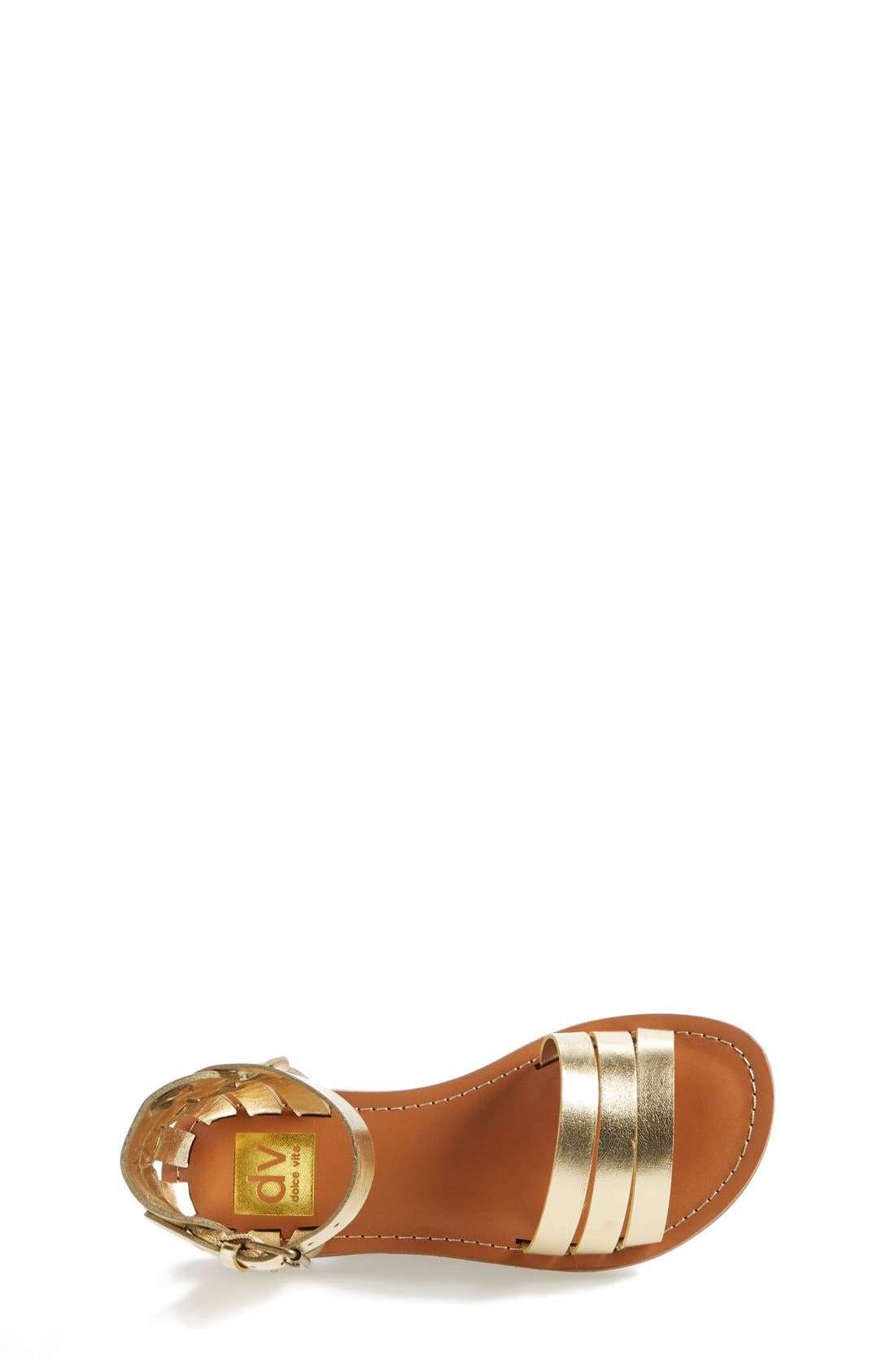 DV by Dolce Vita 'Braya' Sandal, Alternate, color, GOLD METALLIC
