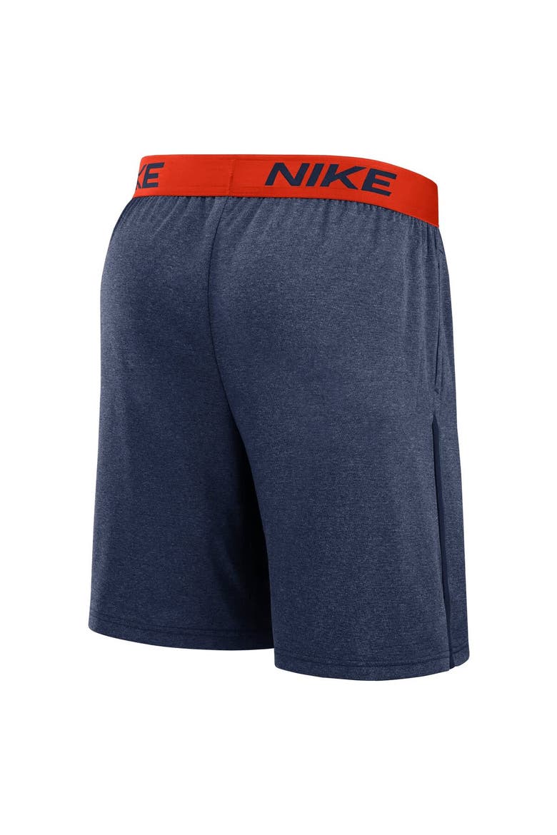 Men's Nike  Navy/Orange Houston Astros 2025 City Connect Authentic Collection Knit Shorts, Alternate, color, Navy