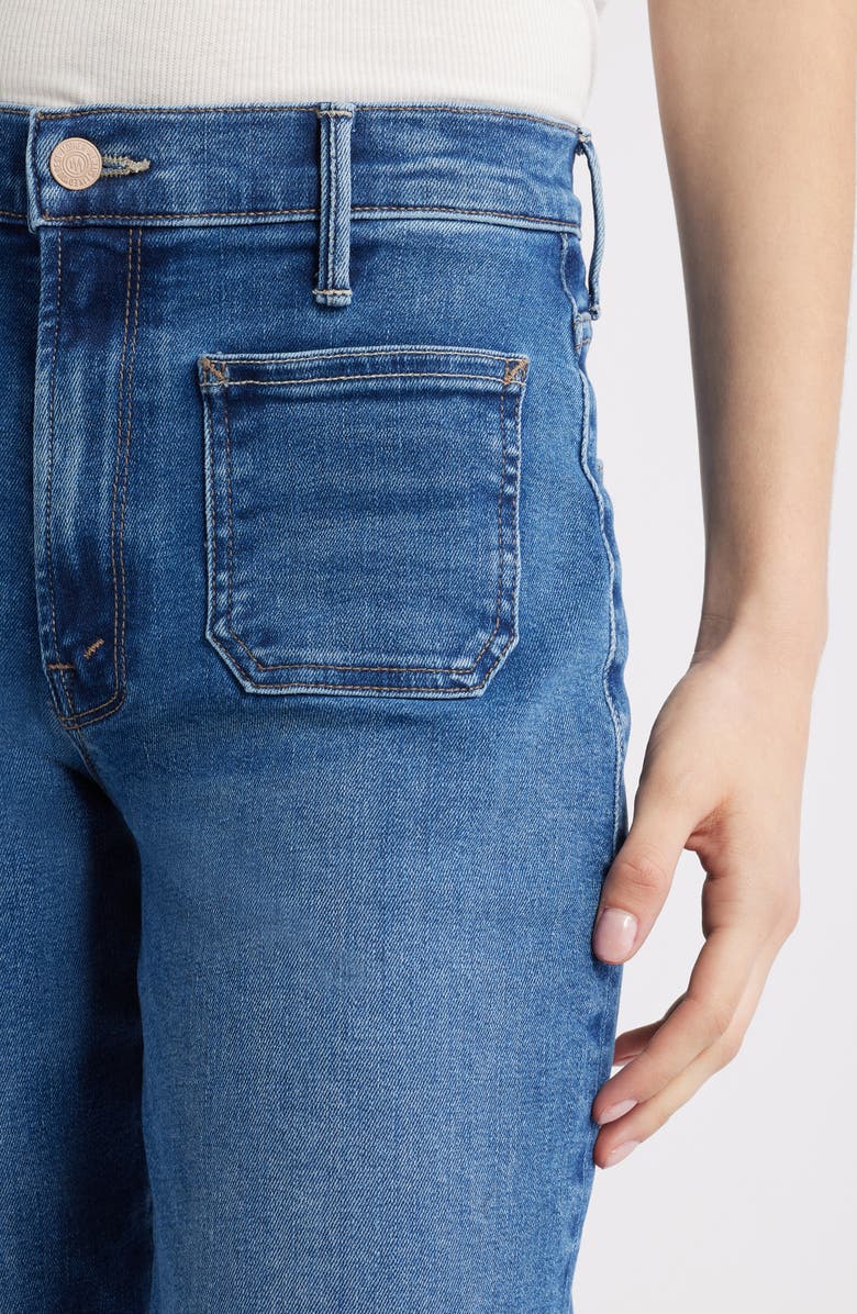 MOTHER The Patch Pocket Mid Rise Maven Skimp Jeans, Alternate, color, Lets Split