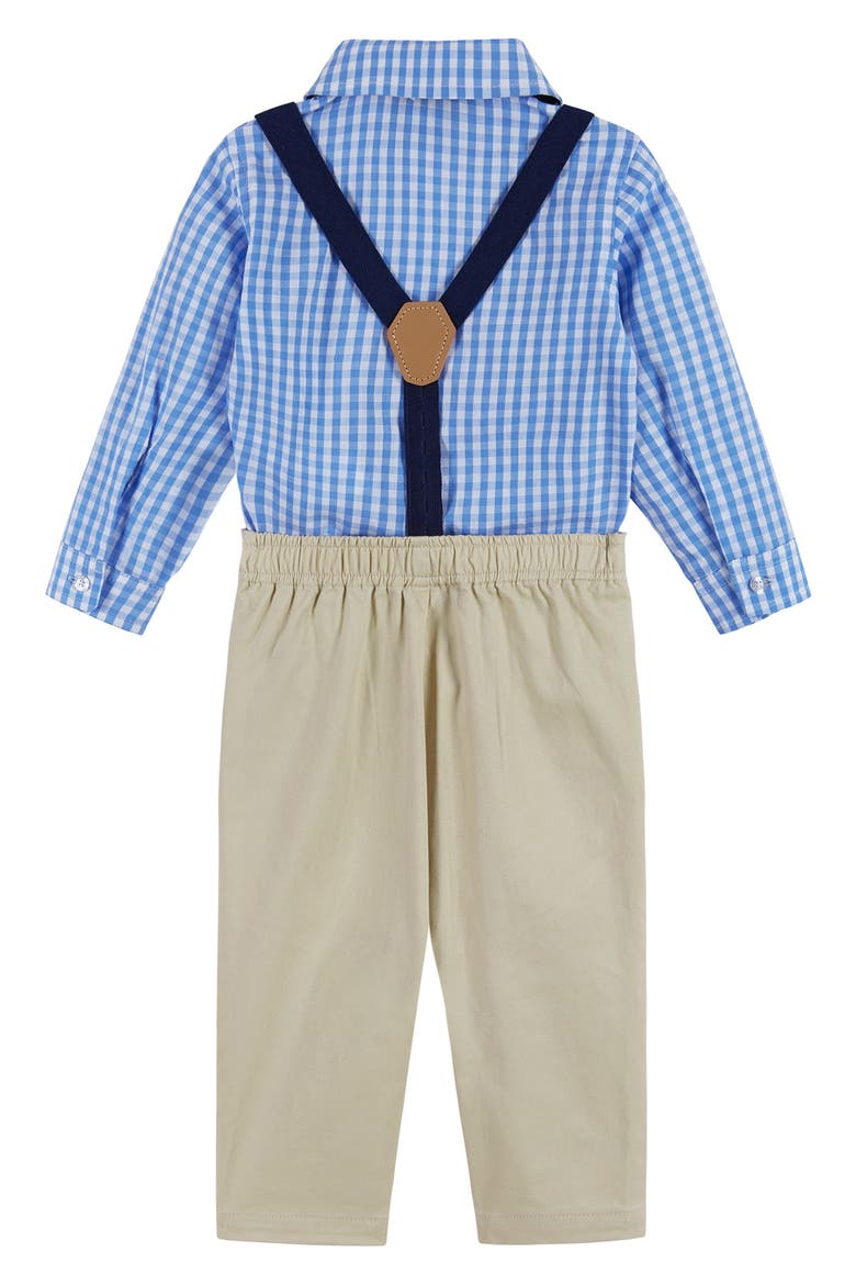 Button-Up Shirt, Suspenders, Pants & Bow Tie Set, Alternate, color, LIGHT BLUE