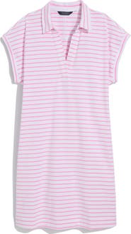 vineyard vines Margo Stripe Short Sleeve Polo Dress