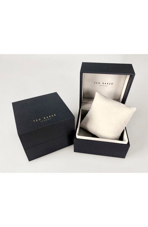 Ted Baker Phylipa Peonia Mesh Strap Watch, 37mm In Silver