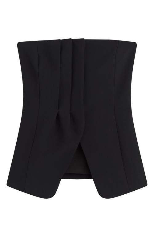 Favorite Daughter Missed Your Chance Bustier Strapless Top In Black