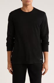 Kenneth Cole New York Long Sleeve Waffle Knit Sleep T-Shirt