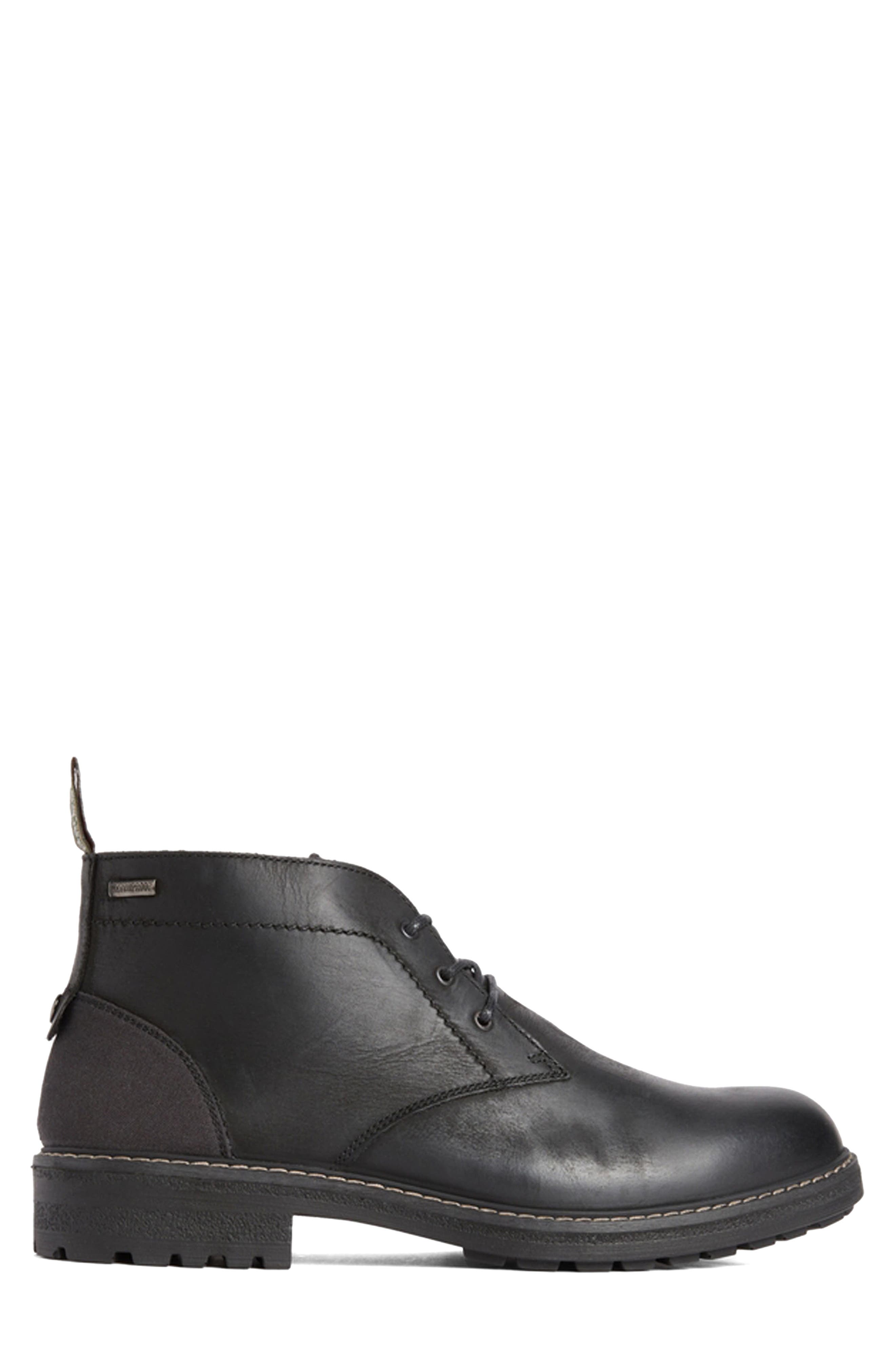 Shawdon Waterproof Chukka Boot, Alternate, color, BLACK