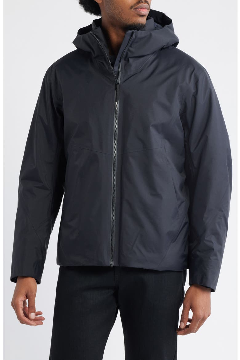Diode Insulated Hooded Jacket, Alternate, color, BLACK