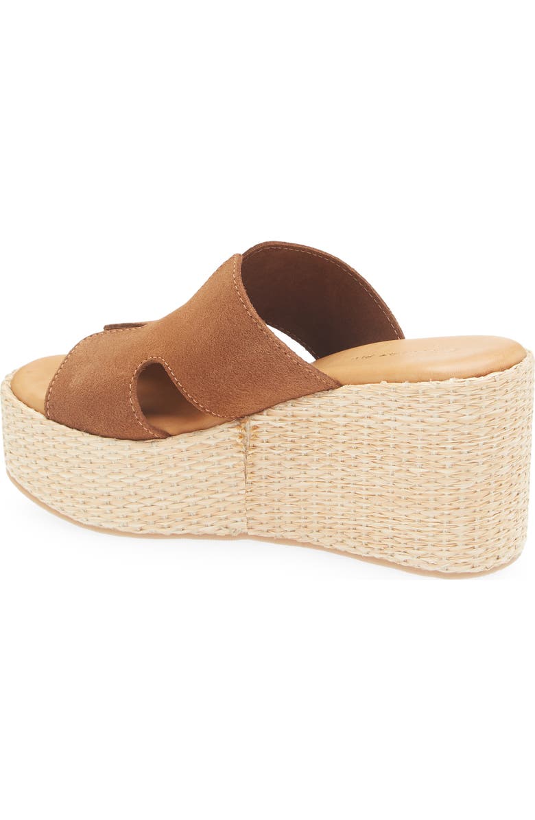 Chocolat Blu Jamie Platform Wedge Sandal, Alternate, color, Cinnamon Suede