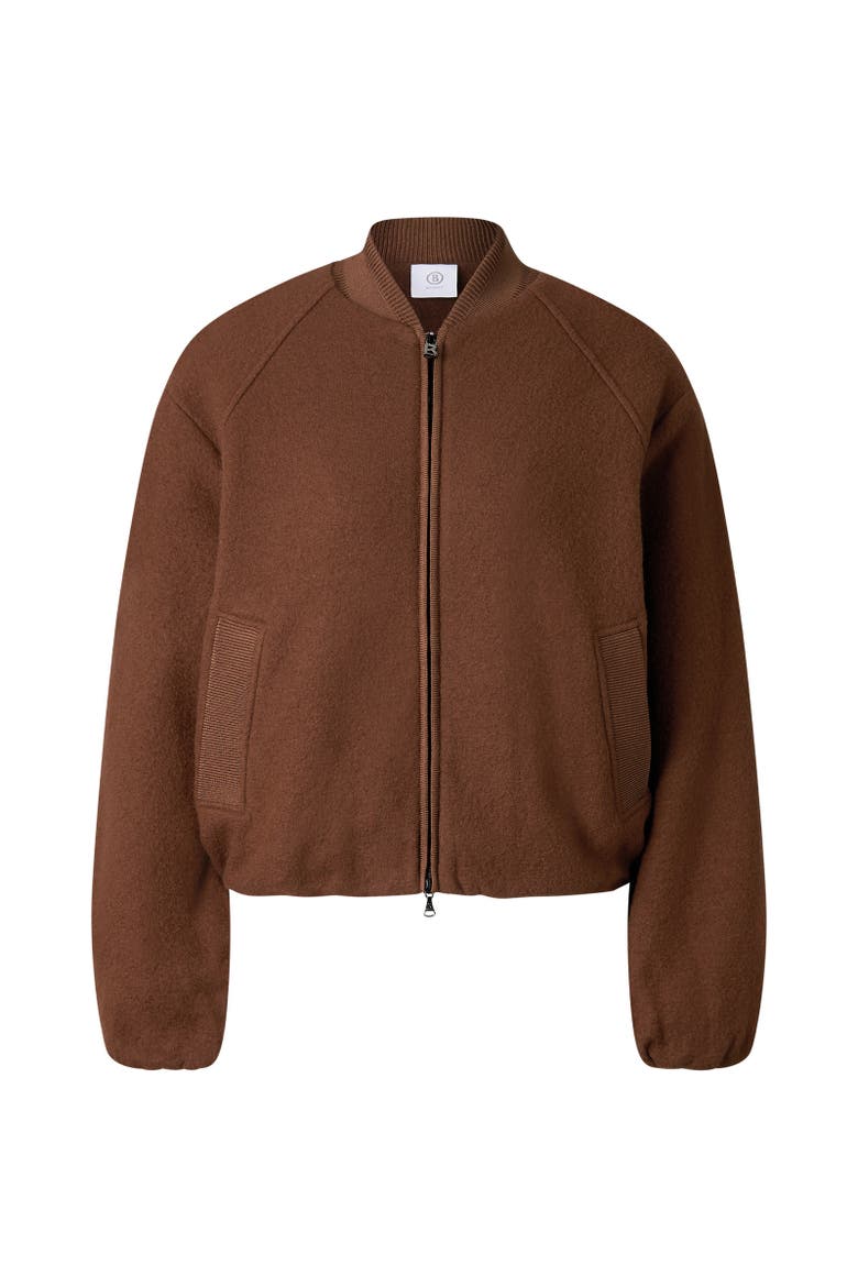 Editha Wool Blouson, Main, color, Brown