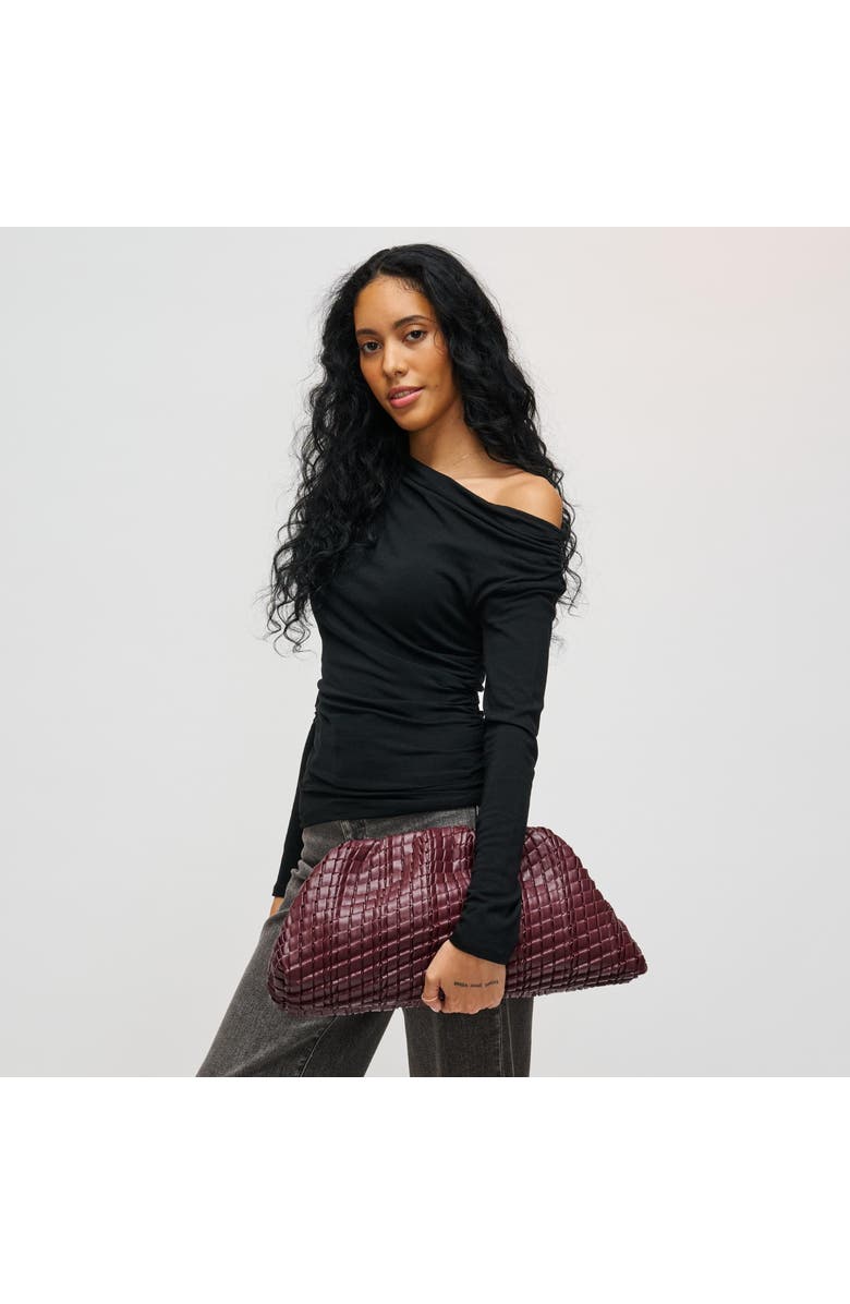 URBAN EXPRESSIONS HANDBAGS Veronica Clutch, Main, color, Wine